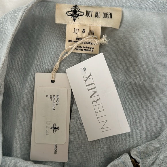 Just BEE Queen Fringe Linen Skirt Size S - Picture 14 of 14